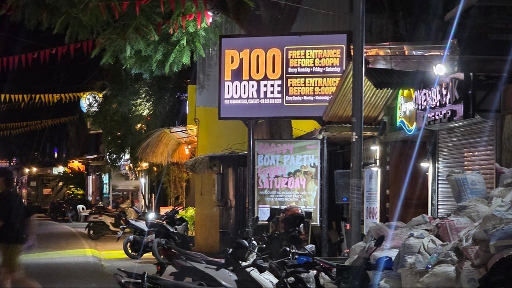 Siargao nightlife entrance fee